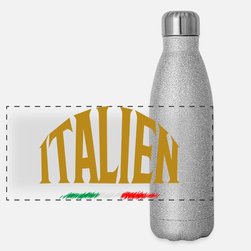 Italie Gourde isotherme panoramique pailletée 500 ml