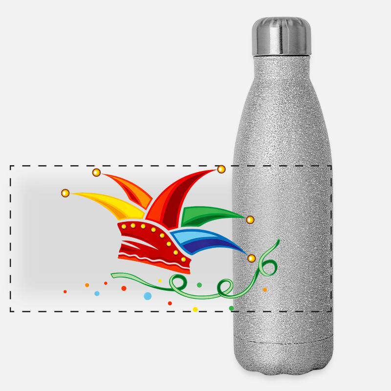 Streamers Confetti Panoramic Glitter Thermal Bottle 500 ml
