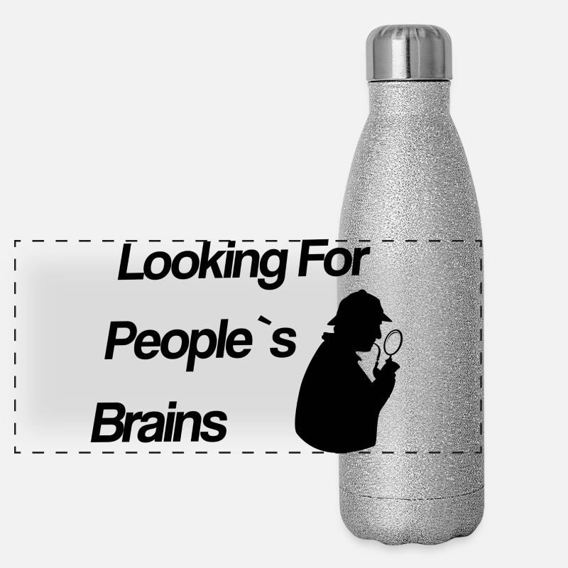Looking For People’s Brains - Sherlock Gourde isotherme panoramique pailletée 500 ml
