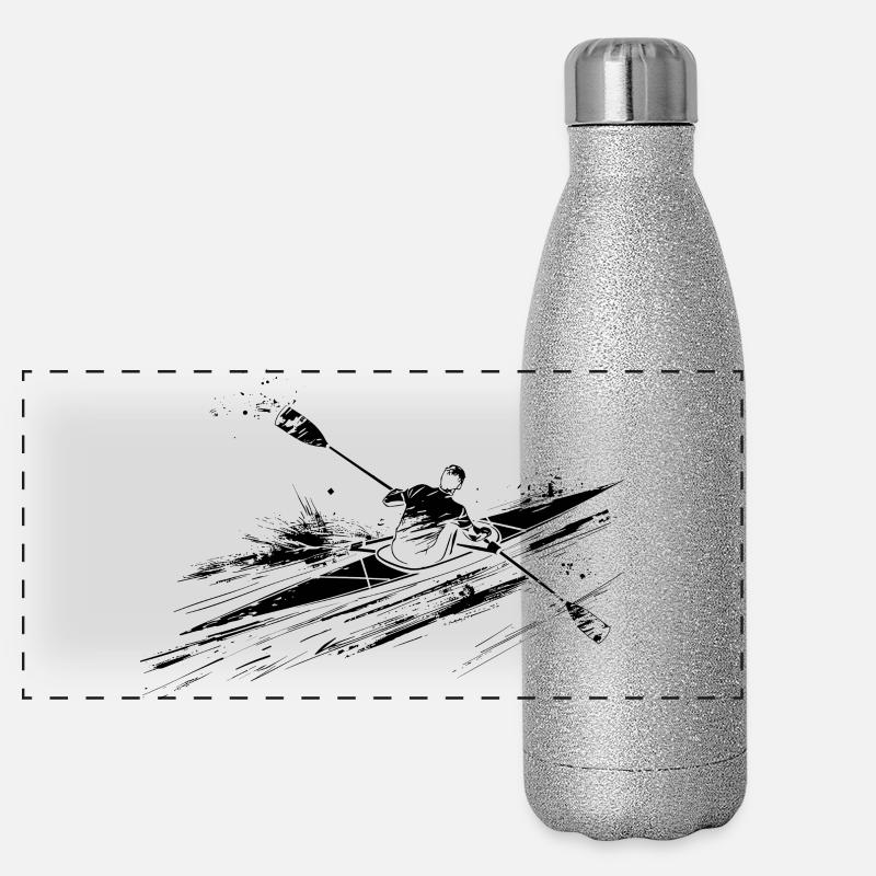 Ruderer Panorama Glitzer Isolierflasche 500 ml