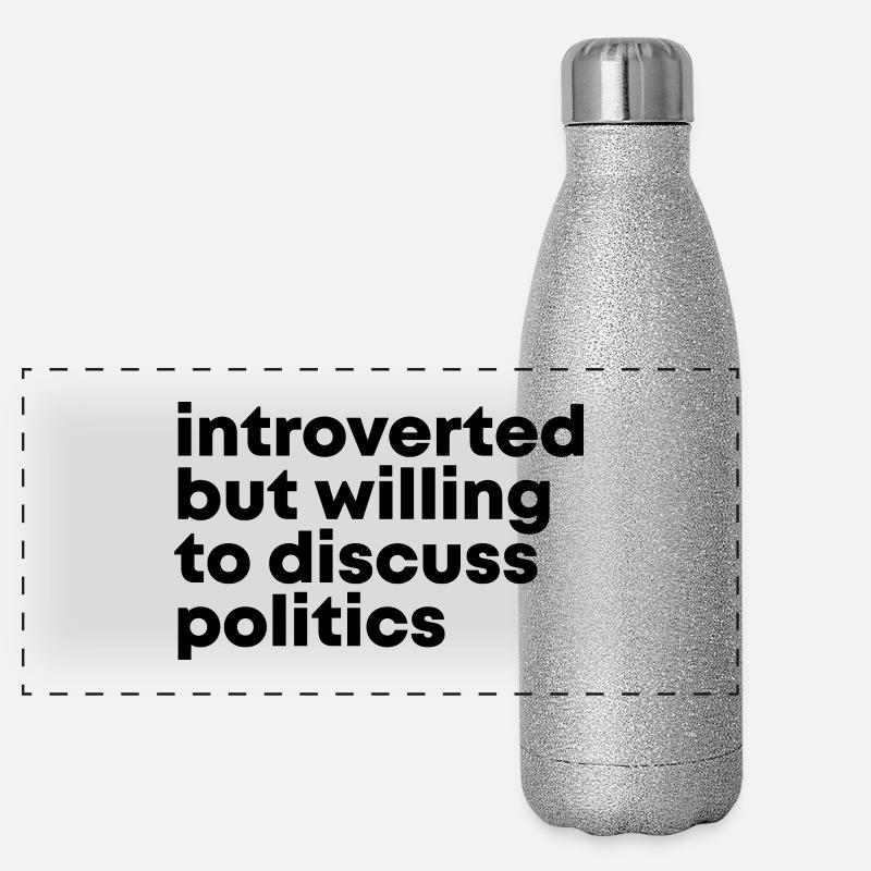 Politics Panoramic Glitter Thermal Bottle 500 ml