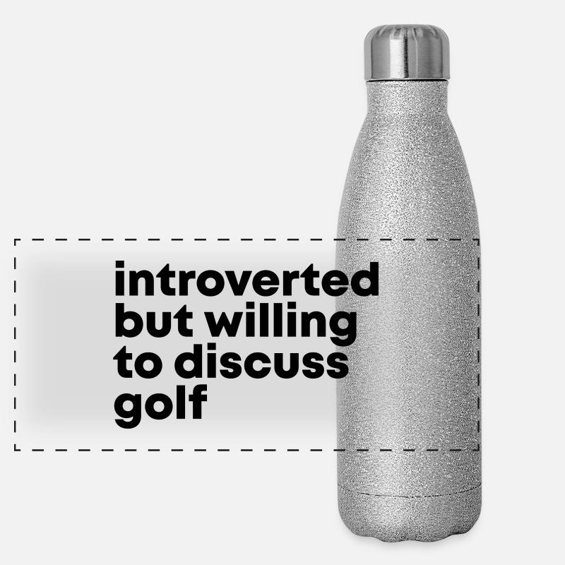Golf Panorama Glitzer Isolierflasche 500 ml
