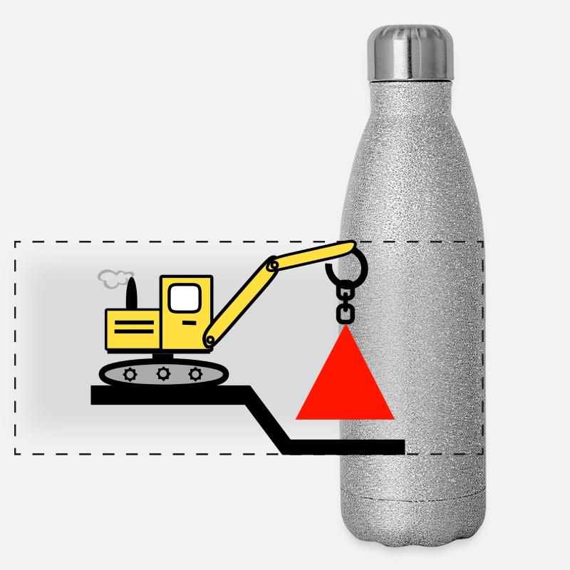 Panorama Glitzer Isolierflasche 500 ml