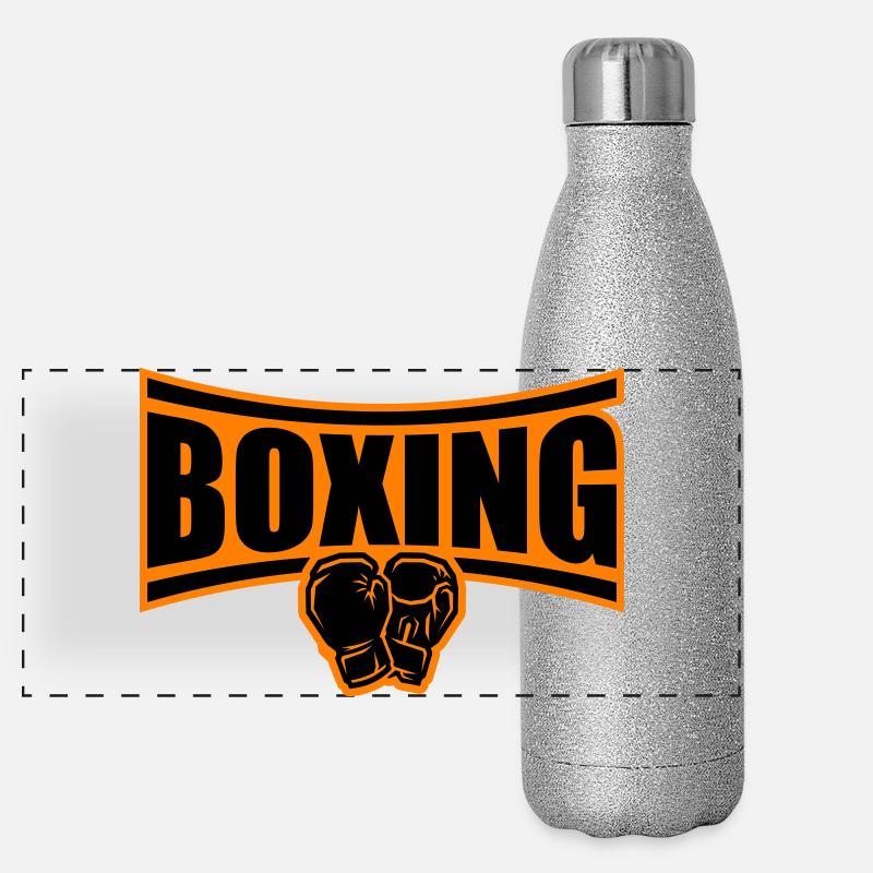 Boxing Boxes Panoramic Glitter Thermal Bottle 500 ml