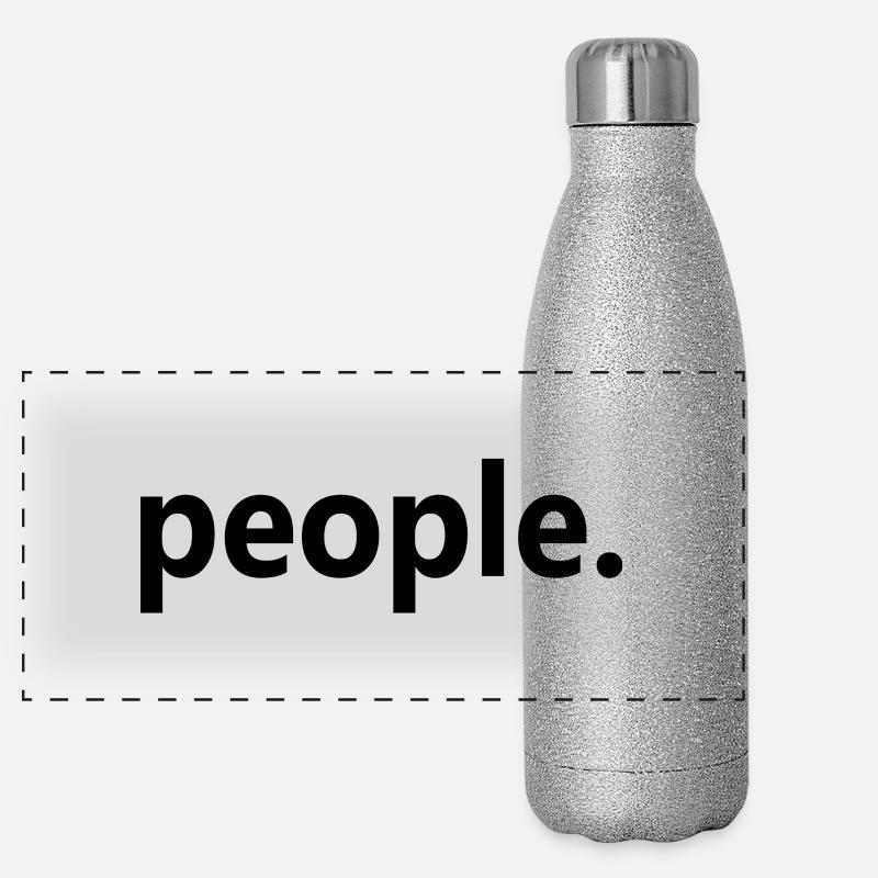 People Panorama Glitzer Isolierflasche 500 ml