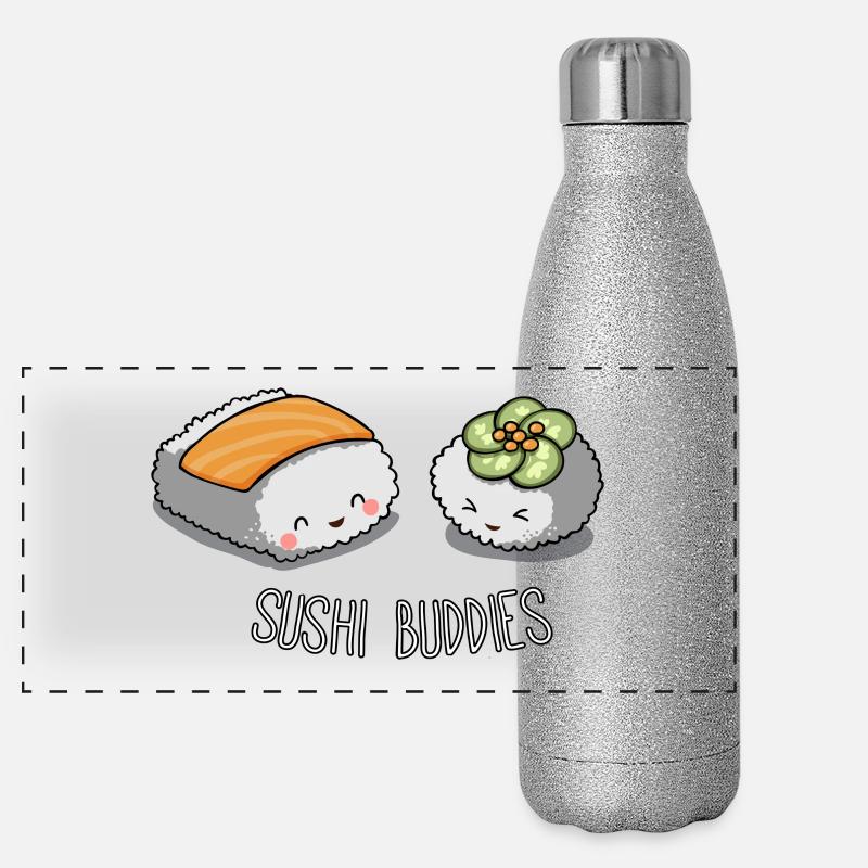 Sushi Buddies Panorama Glitzer Isolierflasche 500 ml