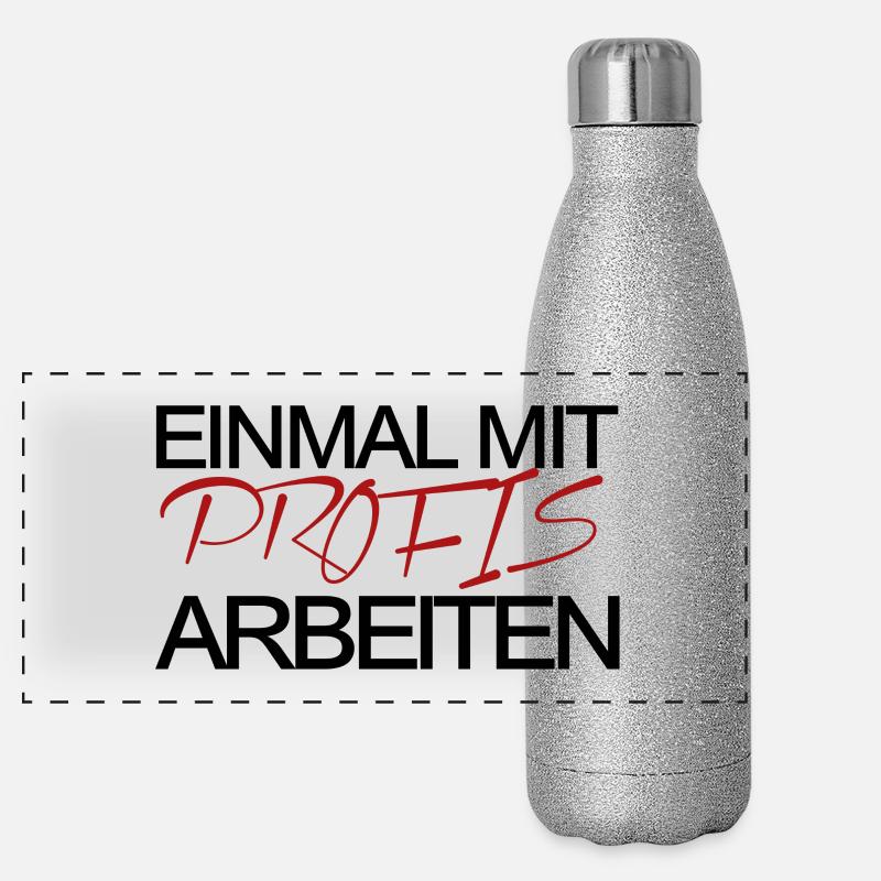 Einmal mit Profis arbeiten! Panorama Glitzer Isolierflasche 500 ml