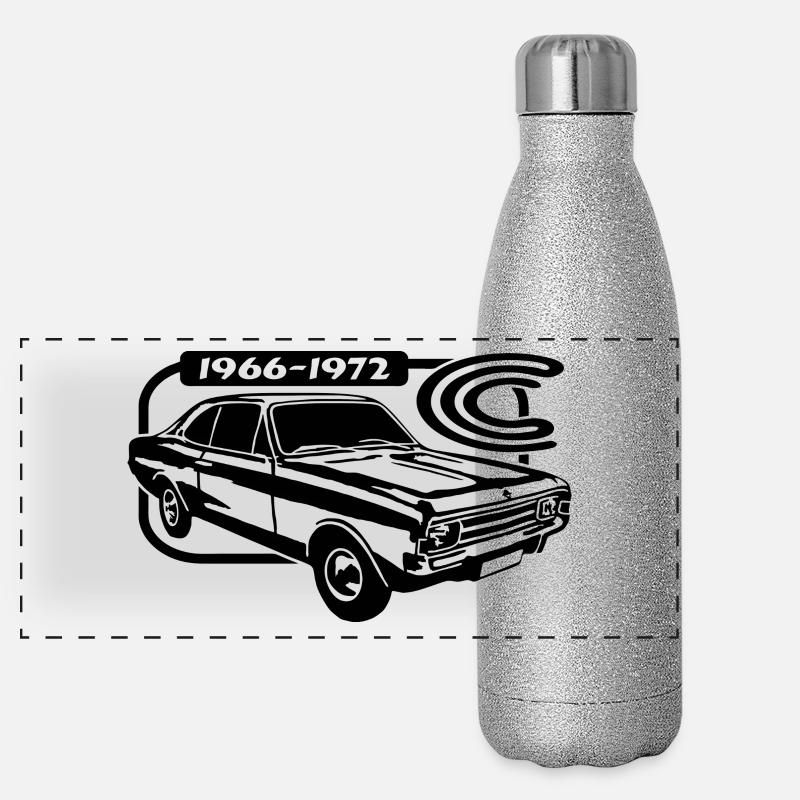 Record C 1966-1972 Panorama Glitzer Isolierflasche 500 ml