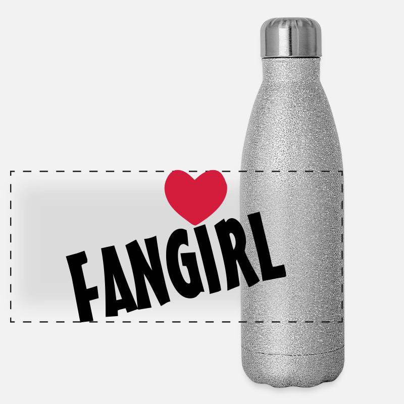 Fangirl Cadeau Gourde isotherme panoramique pailletée 500 ml