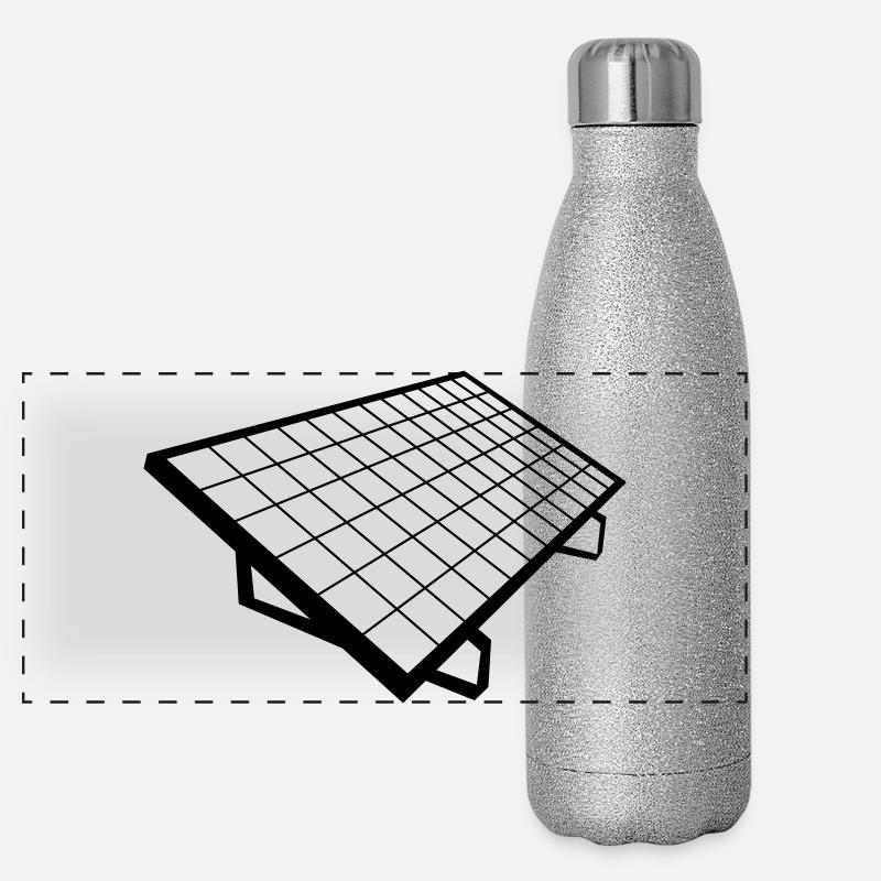 panneau solaire Système solaire Gourde isotherme panoramique pailletée 500 ml