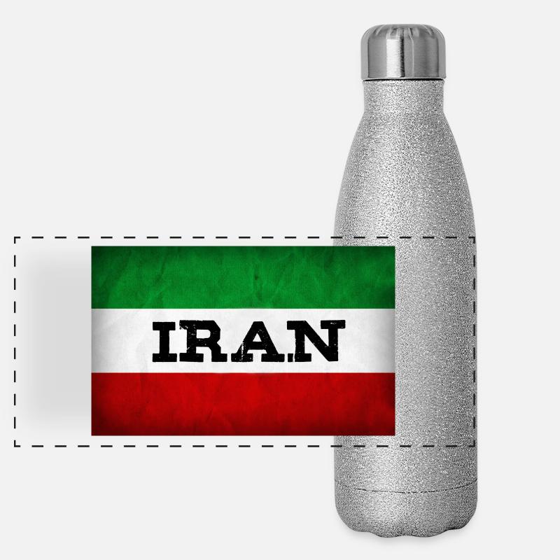 IRAN Panorama Glitzer Isolierflasche 500 ml