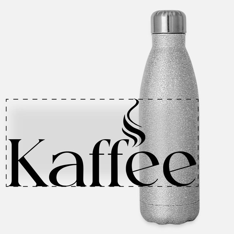 Coffee Panoramic Glitter Thermal Bottle 500 ml