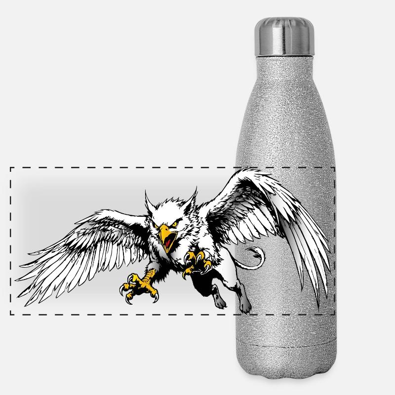 Rostock Griffin Gourde isotherme panoramique pailletée 500 ml