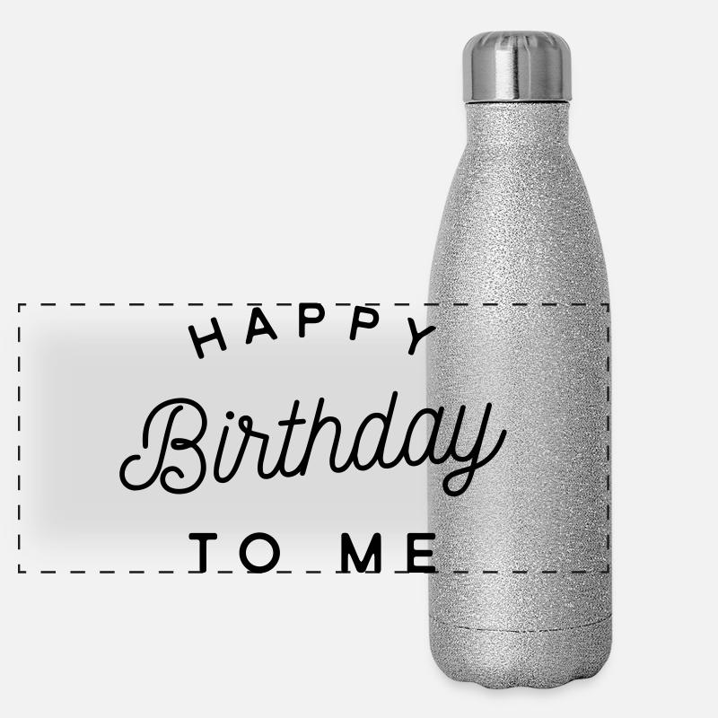 birthday Panoramic Glitter Thermal Bottle 500 ml