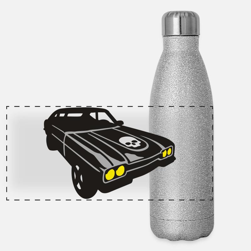 666 ride Gourde isotherme panoramique pailletée 500 ml