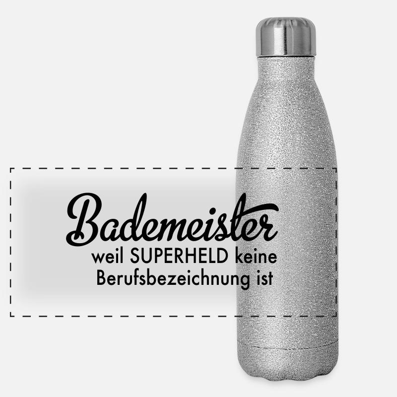 Bademeister Panorama Glitzer Isolierflasche 500 ml