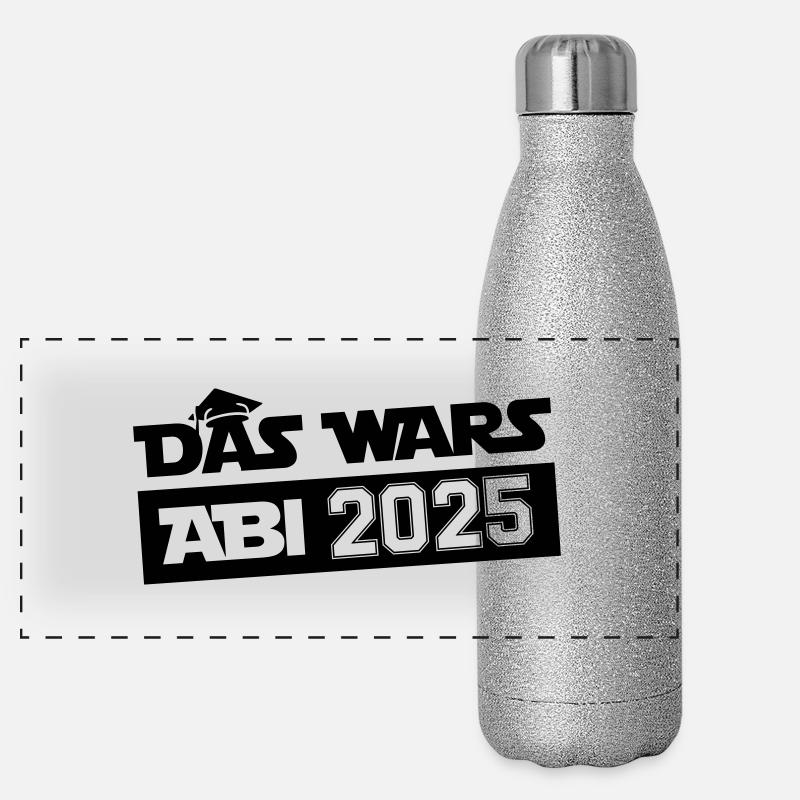 Abitur That's it 2025 Panoramic Glitter Thermal Bottle 500 ml