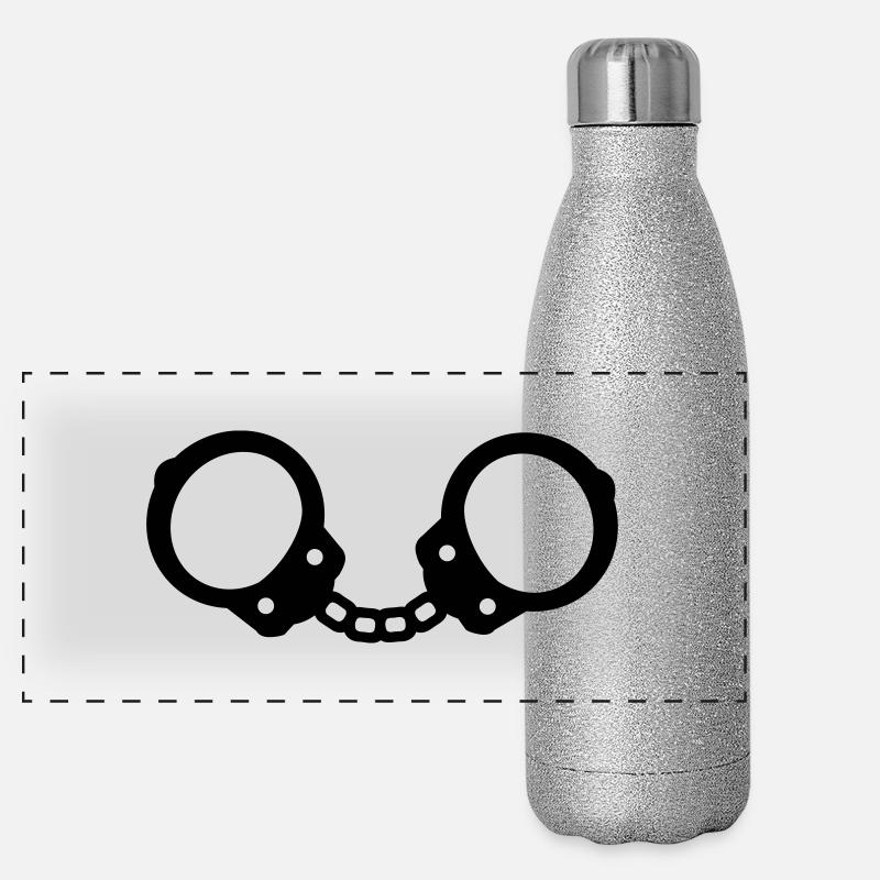 Handcuffs Panoramic Glitter Thermal Bottle 500 ml