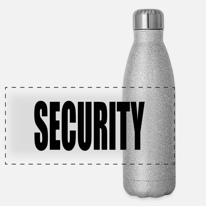 Security Graffiti Logo Gourde isotherme panoramique pailletée 500 ml