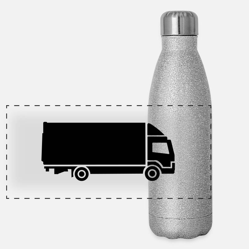 Truck Panoramic Glitter Thermal Bottle 500 ml