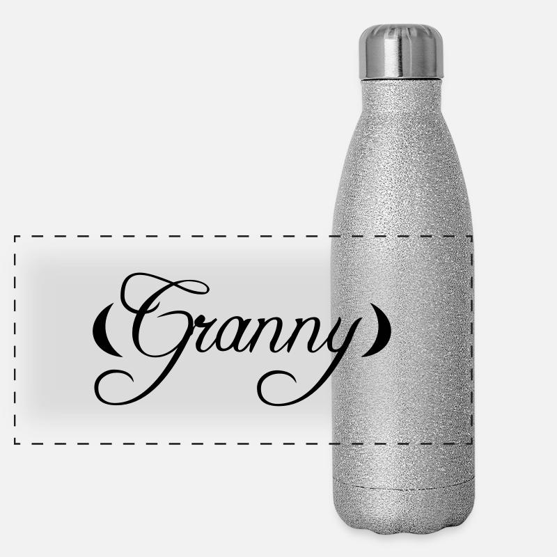 Granny Grandma Gourde isotherme panoramique pailletée 500 ml
