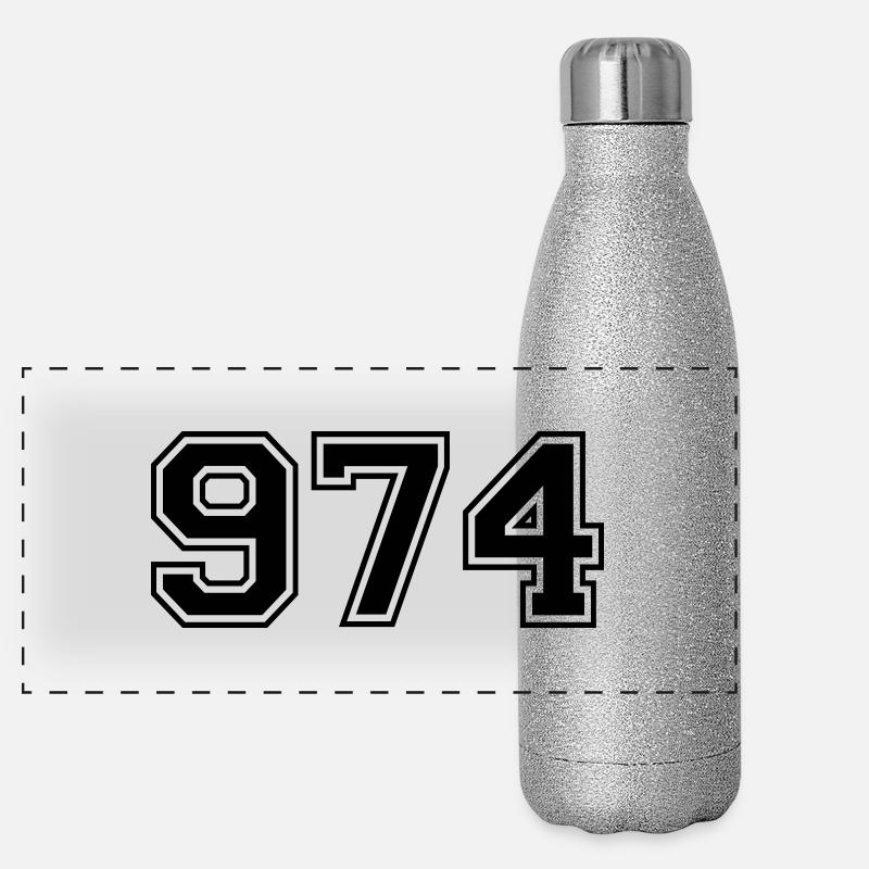 974 Gourde isotherme panoramique pailletée 500 ml
