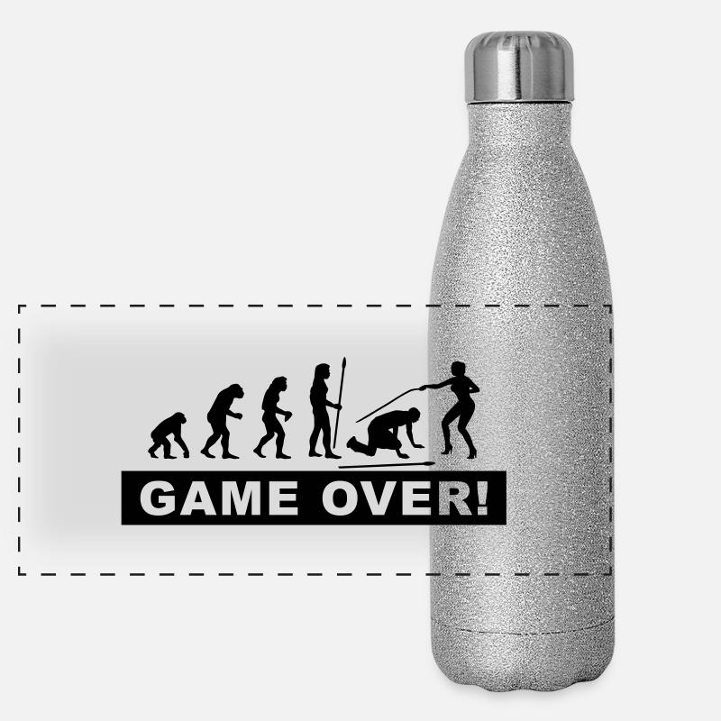 stag & hen nights Panorama Glitzer Isolierflasche 500 ml