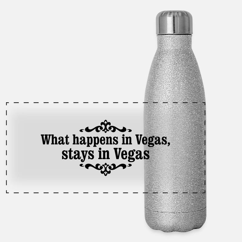 was in Vegas passiert ... Panorama Glitzer Isolierflasche 500 ml