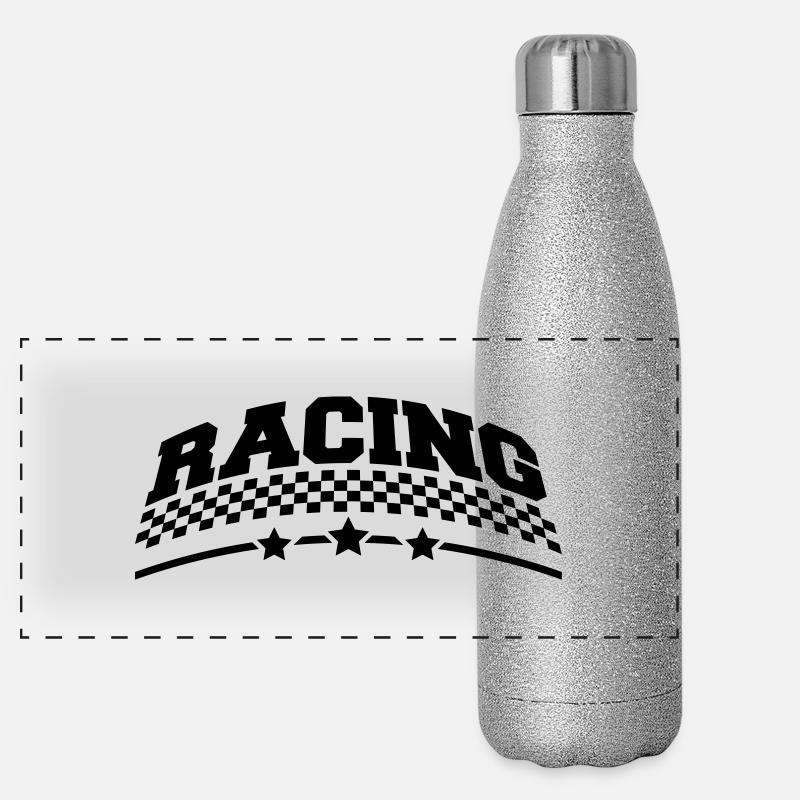 racing_design_1 Panoramic Glitter Thermal Bottle 500 ml