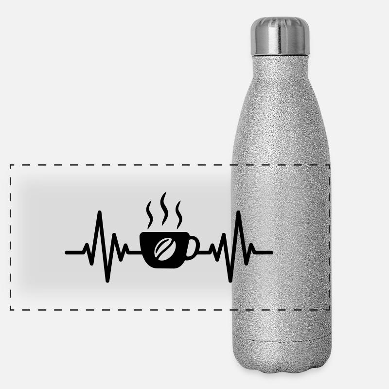 Caffeine kick Panoramic Glitter Thermal Bottle 500 ml
