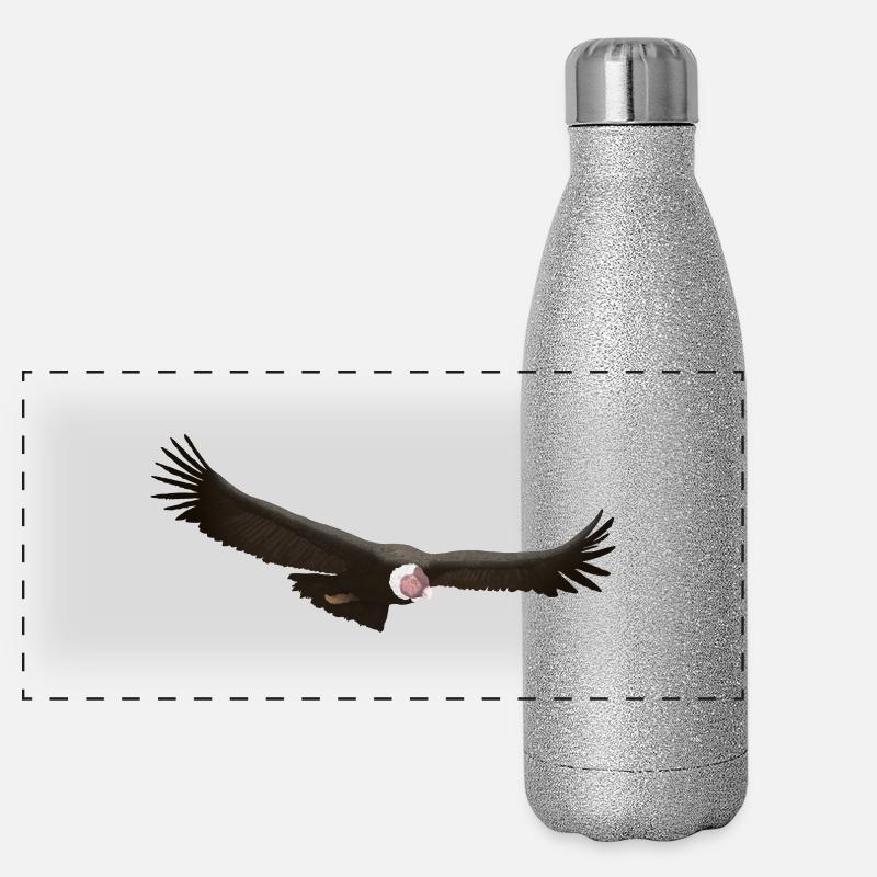 Condor 01 Gourde isotherme panoramique pailletée 500 ml