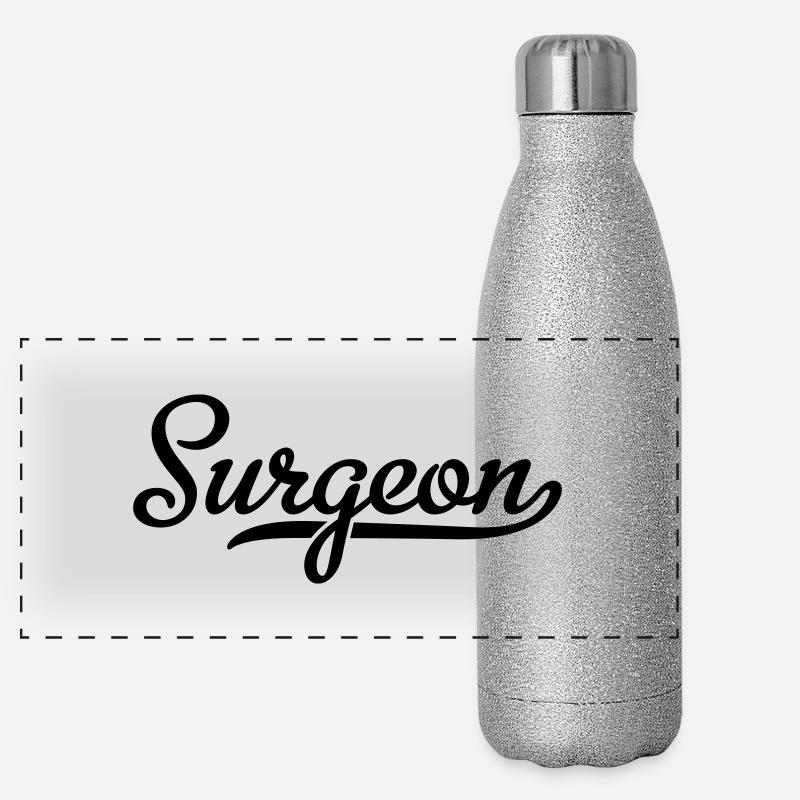 Chirurgien Gourde isotherme panoramique pailletée 500 ml