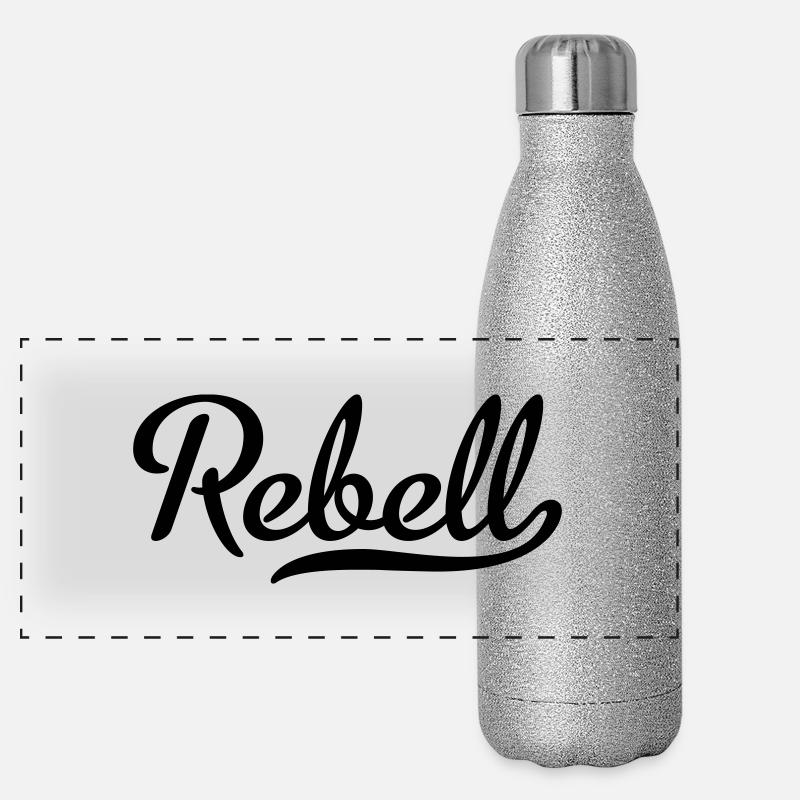 Rebell Panorama Glitzer Isolierflasche 500 ml