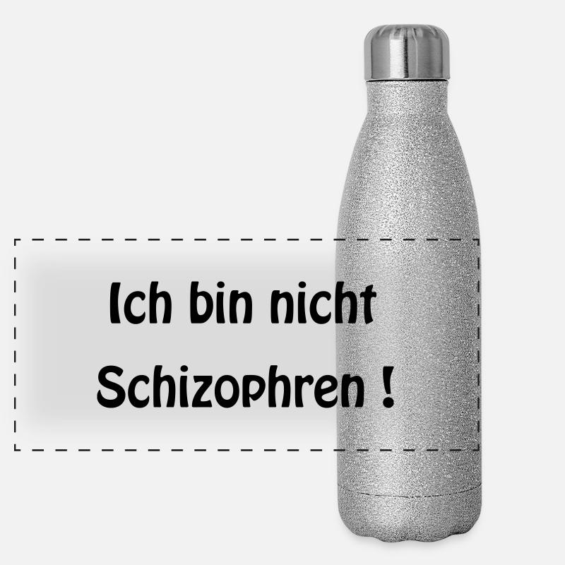 Schizo Gourde isotherme panoramique pailletée 500 ml