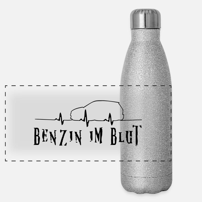 Benzinim Blut Panorama Glitzer Isolierflasche 500 ml