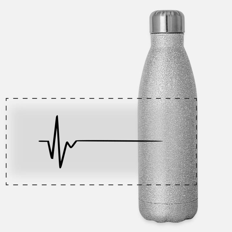 pulsation design Gourde isotherme panoramique pailletée 500 ml