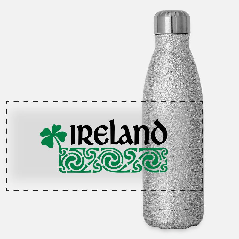 Irland Panorama Glitzer Isolierflasche 500 ml