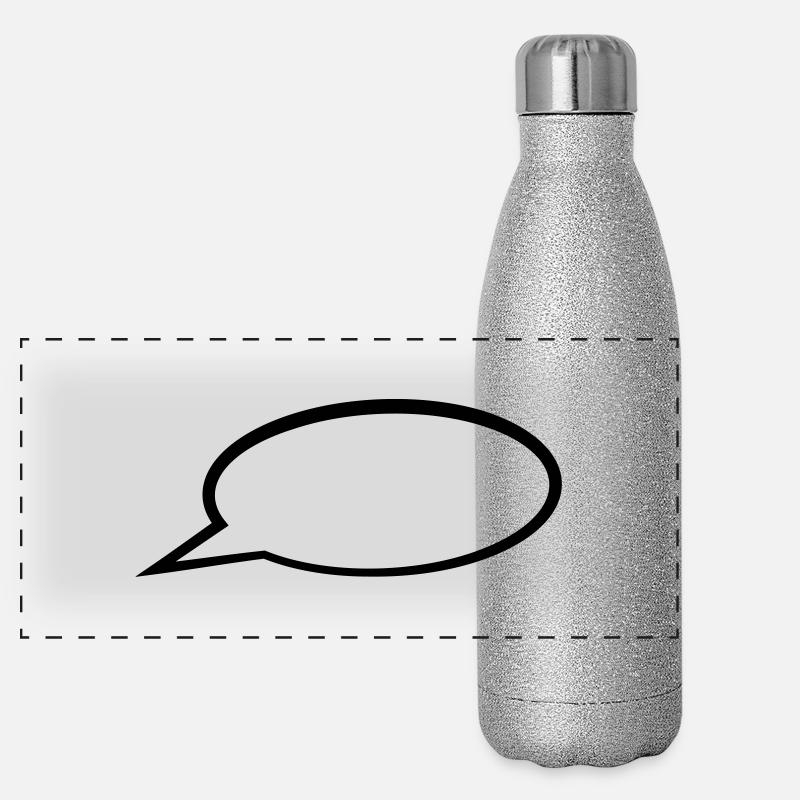 Ballon Gourde isotherme panoramique pailletée 500 ml