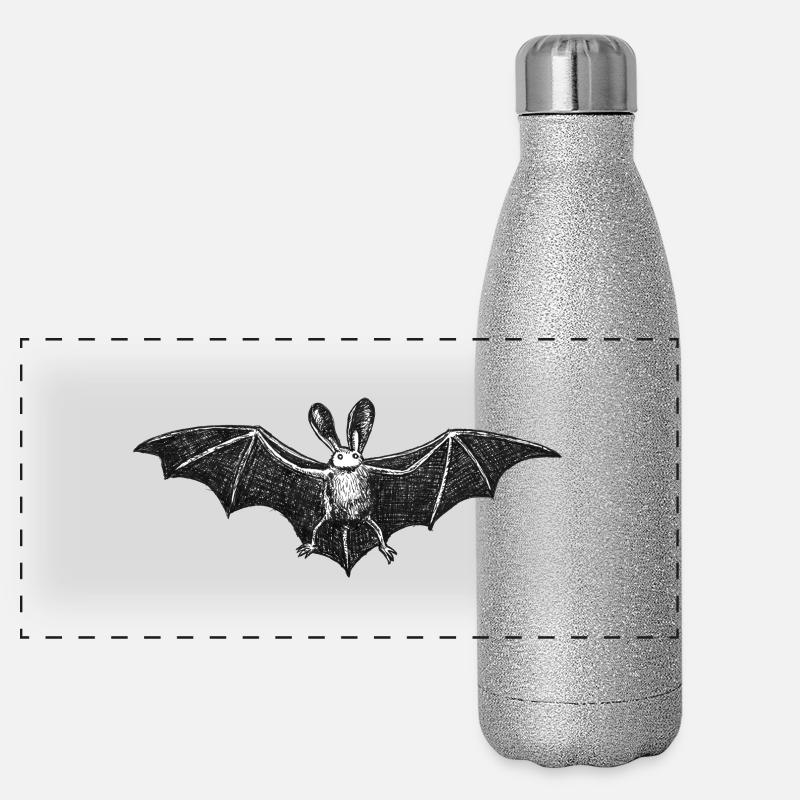 Schläger Panorama Glitzer Isolierflasche 500 ml