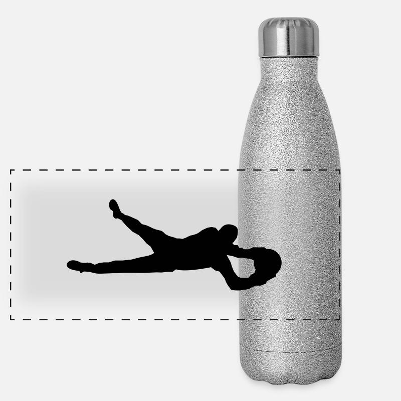 torwart Panorama Glitzer Isolierflasche 500 ml