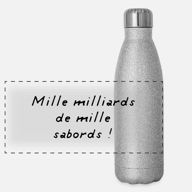 Mille Milliards de Mille Sabords ! BD Gourde isotherme panoramique pailletée 500 ml