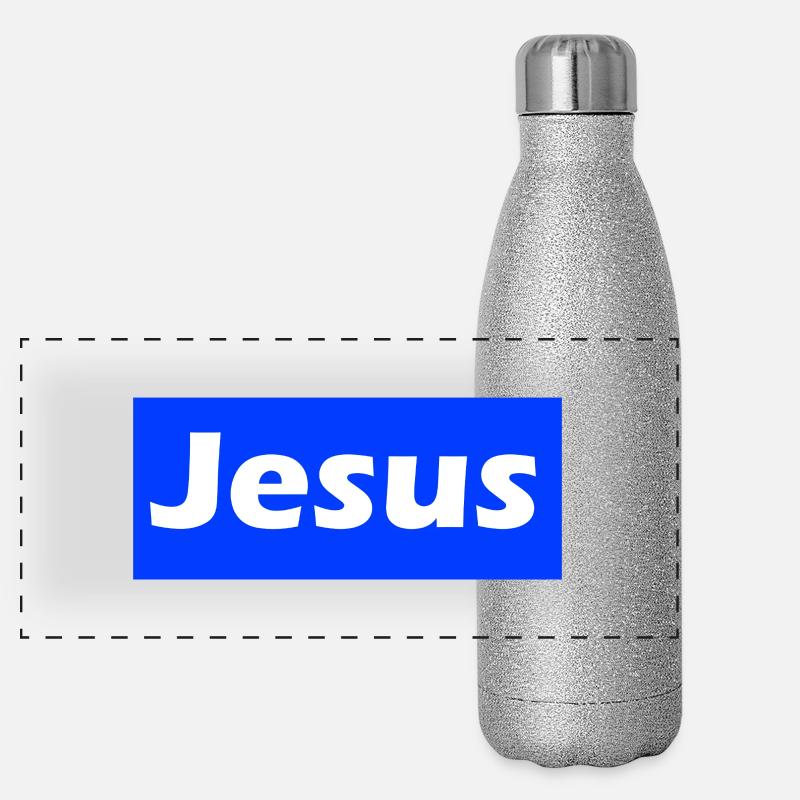 Jésus Gourde isotherme panoramique pailletée 500 ml