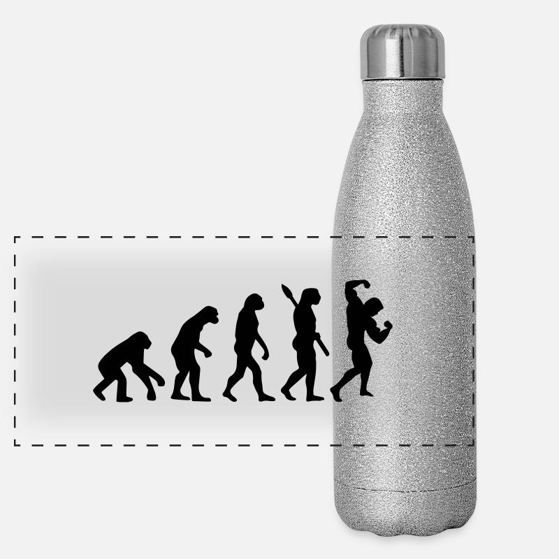 Evolution of Bodybuilding Gourde isotherme panoramique pailletée 500 ml
