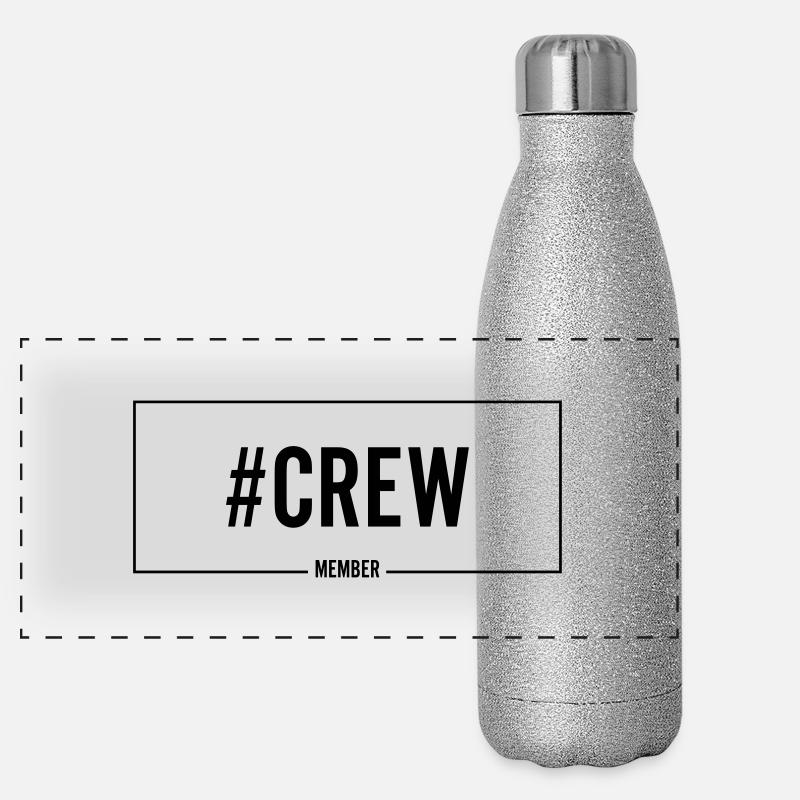 #CREW MEMBER Panoramic Glitter Thermal Bottle 500 ml