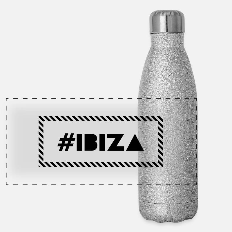 #ibiza Panorama Glitzer Isolierflasche 500 ml