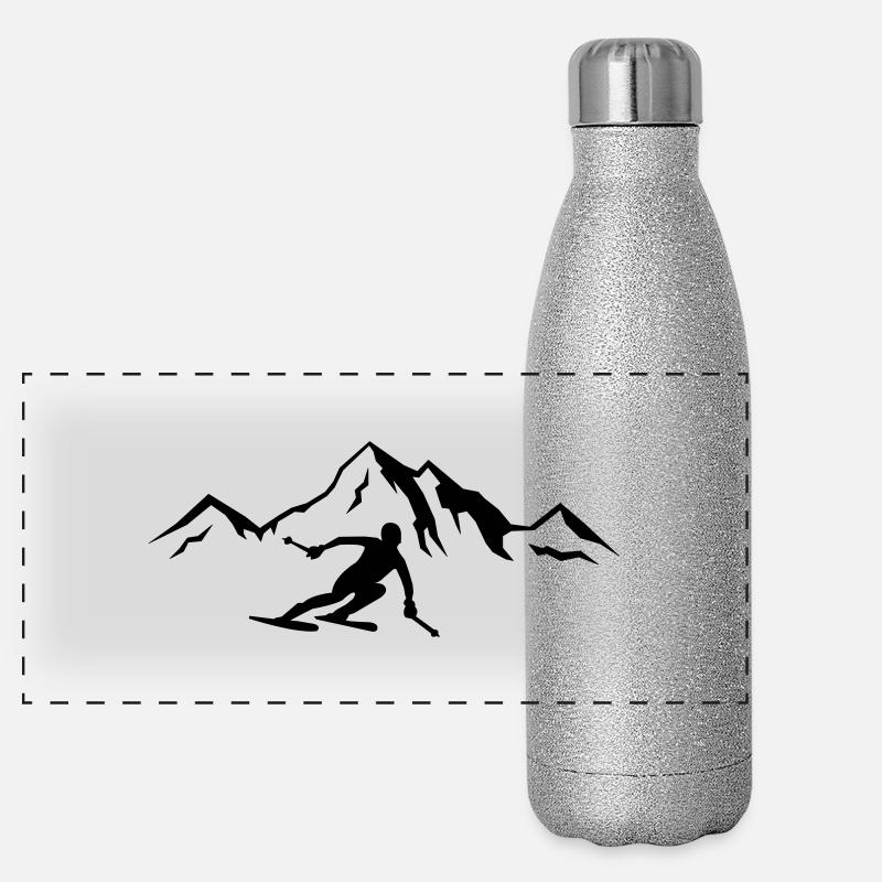 ski_berge_01 Panoramic Glitter Thermal Bottle 500 ml