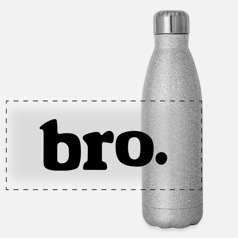 Brücke Panorama Glitzer Isolierflasche 500 ml