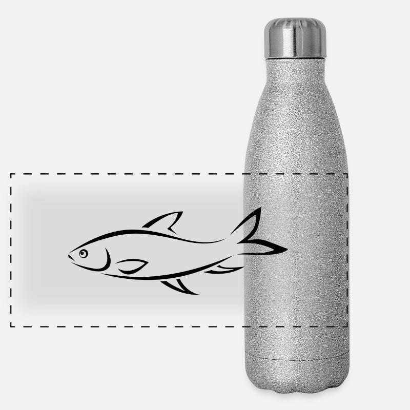 fish319 Panoramic Glitter Thermal Bottle 500 ml