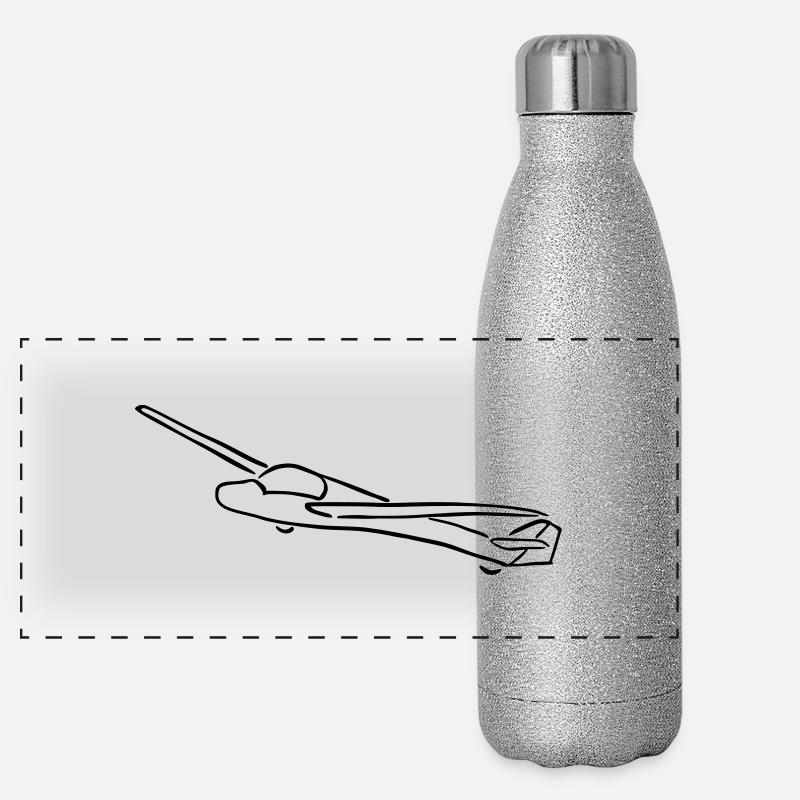 glider Panoramic Glitter Thermal Bottle 500 ml