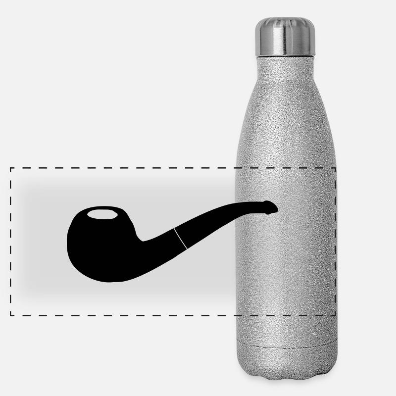 Pfeife Panorama Glitzer Isolierflasche 500 ml